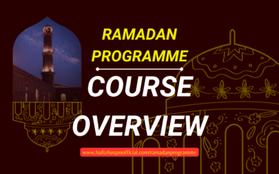 Ramadan Programme 2023 Course Overview